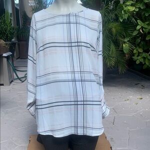 Ann Taylor Plaid Women's Blouse